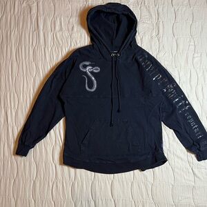 Taylor Swift Reputation Tour Embroidered Snake Black Hoodie Size Small Y2K